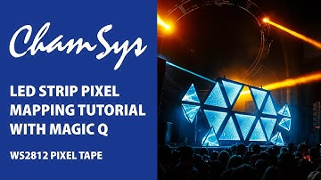 How To Control LED Strip (WS2812) With Chamsys MagicQ | Pixel Mapping Tutorial | Step By Step
