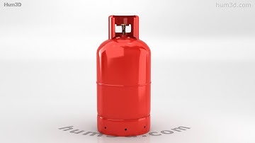 Gas Cylinder 3D model by 3DModels.org