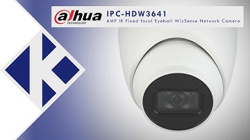 Dahua | 6MP IR Fixed focal Eyeball WizSense Network Camera
