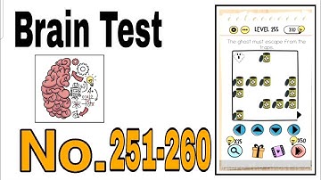 Brain Test Level 251 - 260 Walkthrough Solution / The Games