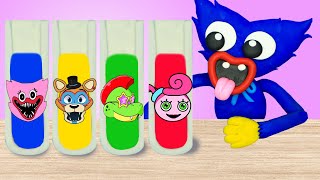 HUGGY WUGGY AND HIS COLORFUL STICKERS! - Poppy Playtime Chapter 2 Animation