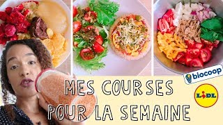 [FOOD HAUL #3] MES COURSES POUR LA SEMAINE + IDÉES REPAS