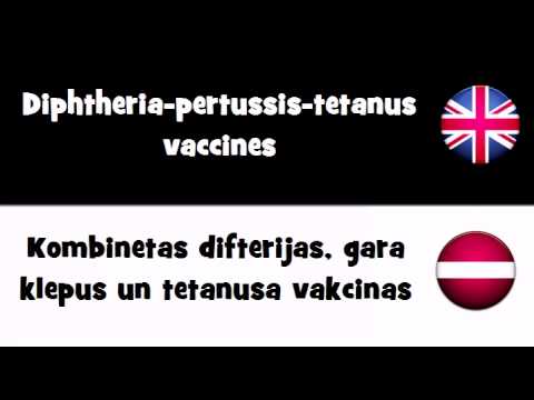 TRANSLATE IN 20 LANGUAGES = Diphtheria pertussis tetanus vaccines