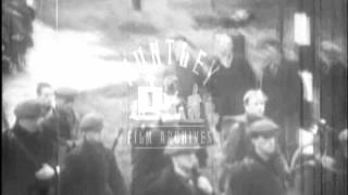 Hunger Marches, 1930's.  Archive film 92966