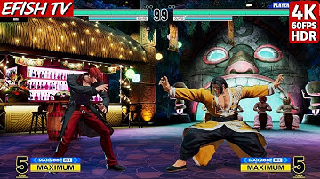 Iori Yagami vs Gato (Hardest AI) - KOF XV | 4K 60FPS HDR