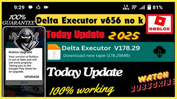 (New 2025) Delta Executor Mobile NEW UPDATE V656 Fluxus Executor | fix Roblox update error