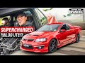 18yearold drives drifts  skids his 750hp supercharged holden hsv maloo ute  behind the wheel