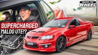 18YEAROLD DRIVES, DRIFTS & SKIDS HIS 750HP SUPERCHARGED HOLDEN HSV MALOO UTE  Behind The Wheel