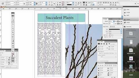 Creating a layout with columns in InDesign