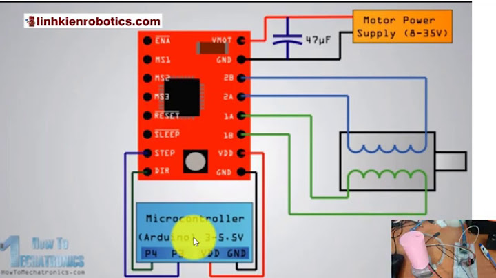 Hướng dẫn điều khiển động cơ bước bằng mudun a4988 năm 2024