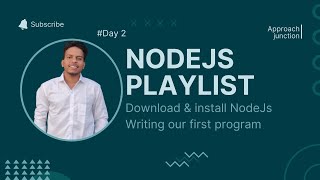 Node.Js #2 : Install Node.Js, NPM and Running first program | #nodejs