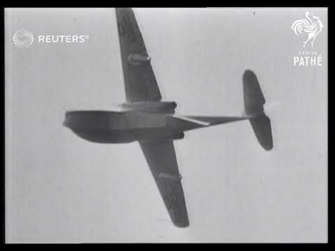 Royal Air Force Test Flight Of A Saunders Roe Sr A 1 The New Fighter Aircraft 1947 Youtube