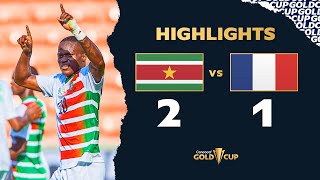 Highlights: Suriname 2-1 Guadeloupe - Gold Cup 2021