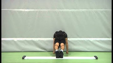 Push up position   leg abduction and adduction