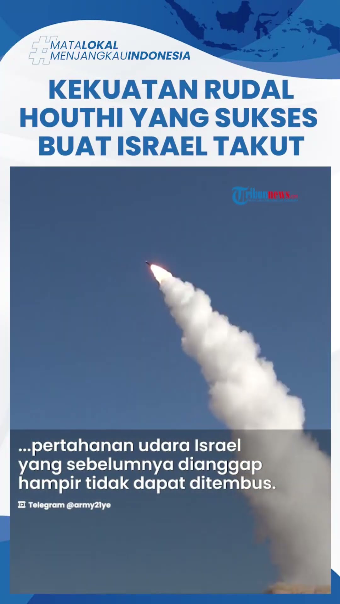 Kekuatan Rudal Palestine-2 Houthi, Sukses Buat Israel Ketakutan Mampu Tembus Irone Dome \u0026 Arrow