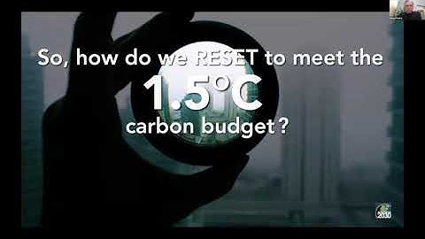 RESET! TIMING IS EVERYTHING // CarbonPositive RESET! 1.5ºC Global Teach-In