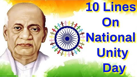 10 Lines On National Unity Day 🇮🇳 - Speech On National Unity Day - Essay On National Unity Day