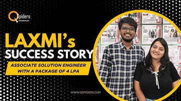Laxmi Cracks 4 LPA Job as Associate Solution Engineer | QSpiders BTM Success Story | BVoc to IT!