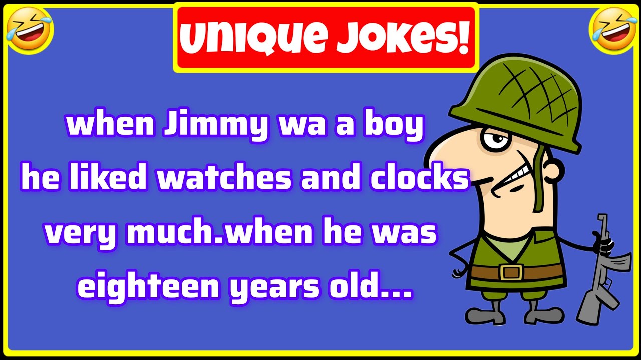 🤣BEST JOKE OF THE DAY! When Jimmy Was A Boy, He Always Liked Watches