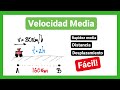 Velocidad media | Rapidez media | Diferencias