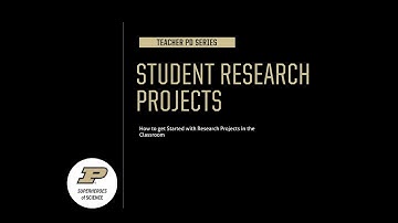 Getting Started with Research Projects in the Classroom