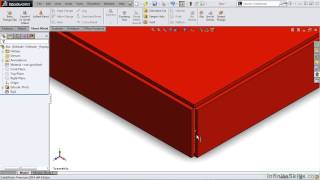 SolidWorks  Sheet Metal Tutorial | Using The Rip Feature