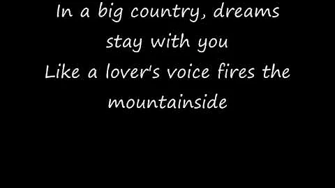 Big Country - In A Big Country