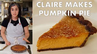 Claire Makes Brûléed Pumpkin Pie | From the Test Kitchen | Bon Appetit