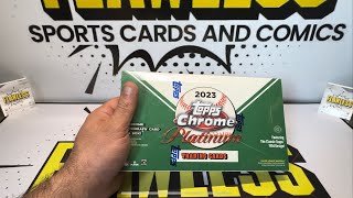 Pre Release Rip 2023 Topps Chrome Platinum Hobby Baseball ♦️ Fully Loaded Juiced Box !