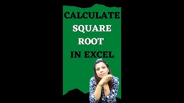 SQRT Formula in Excel #calculate #Excel #square #root #viral #trending #youtubeshorts