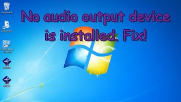 Fix " No Audio Device Installed " for Windows 7/ 8/ 8.1/ 10 in 6 Steps 100% working