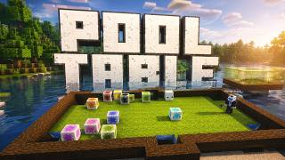 How to Make a Playable Pool Table in Minecraft
