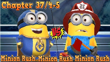 Minion Rush - fullscreen gameplay walkthrough - Chapter 37 mission 4 - 5 iOs & android