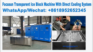 Focusun Transparent Block Ice Machine With direct cooling system