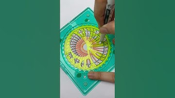 Calming ASMR Spirograph Art | Satisfying for Peaceful Dreams! #art #shorts #spirograph #satisfying