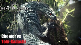 Cheater vs TobiKadachi [6*]  Monster Hunter World [Solo Offline / Dual Blades] 4K