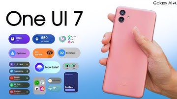 Samsung Galaxy A04 One UI 7 Android 15 Update