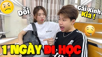 Đi Học Cùng Khánh Linh, Quang Con Bị Dỗi Khi Ngắm " Gái Xinh " Và Cái Kết ?