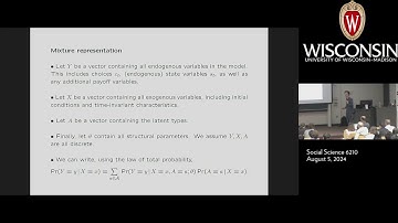 DSE2024 Lecture 7 by Stephane Bonhomme: Heterogeneity in Structural Models
