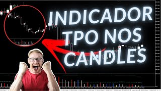 Indicador TPO no Candle para MT5