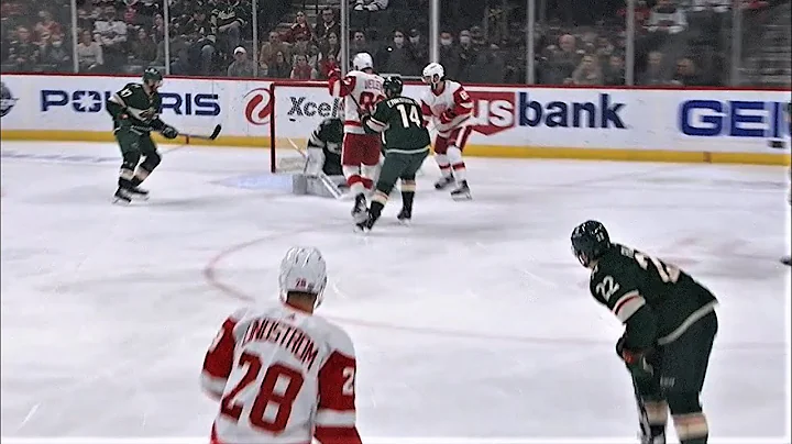 Gustav Lindstrom Makes It 2-0 Redwings With A Shot...