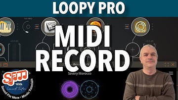 Loopy Pro v2 - Tutorial 46: Midi Recording in AUM, Thresholds Midi & Audio Clips