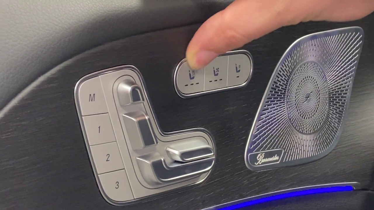 Turning on Heated Seats and Heated Steering Wheel in the 2020 GLS - YouTube