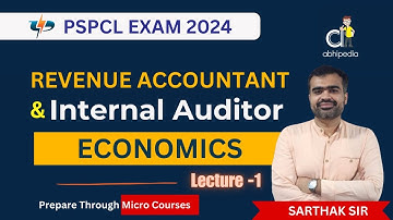 PSPCL Exam 2024 | Revenue Accountant | Internal Auditor | Economics | Micro Course | abhipedia
