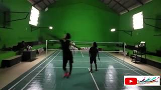 Badminton Exibithion bersama pemain tarkam