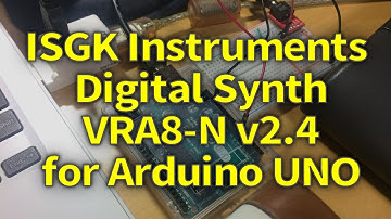 ISGK Instruments Digital Synth VRA8-N v2.4 for Arduino UNO