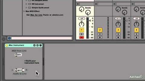 Live 9 400: Max For Live: For Musicians - 3. Three Types of Devices