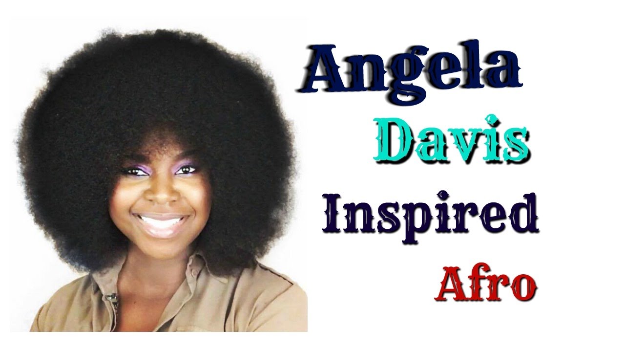 Angela Davis inspired afro/ Afro Inspiré D'Angela Davis 