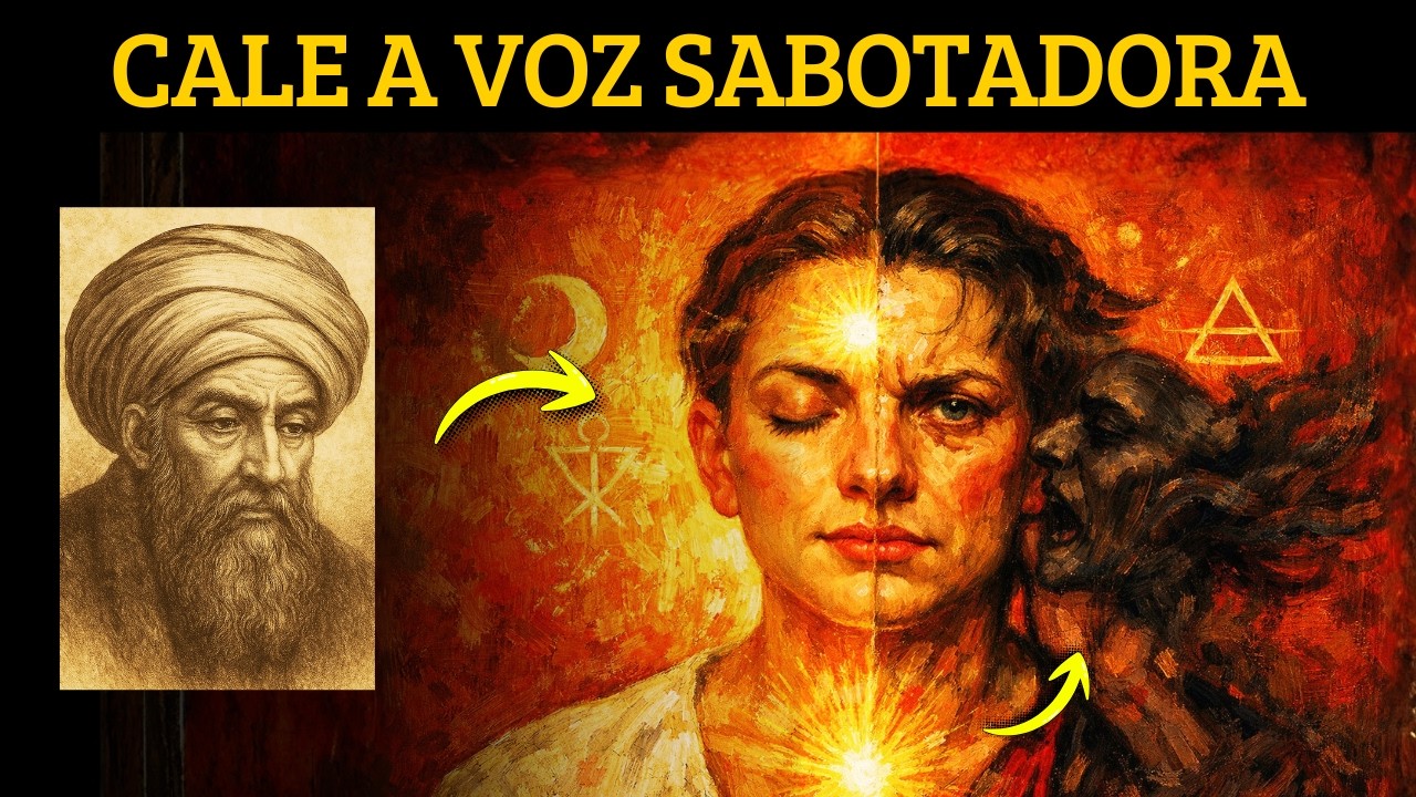 CALE A Voz Sabotante Da Sua Mente E Comece A Ouvir A Sua Verdadeira Voz (Da Sua ALMA) | Rumi