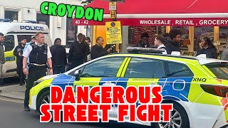DANGEROUS STREET FIGHT IN CROYDON! While I Was Feeding The Homeless